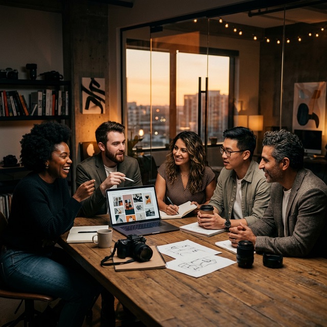 Team collaboration at Mark Makers Group